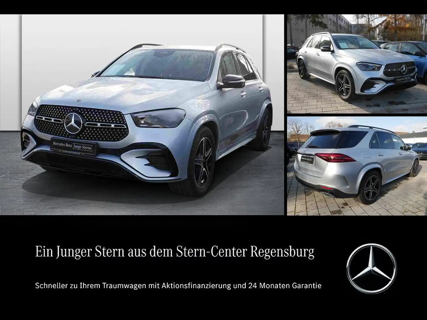 Mercedes-Benz GLE 450 d 4M AMG+NIGHT+360°+MULTIBEAM+AIRMATIC++ Silber - 1
