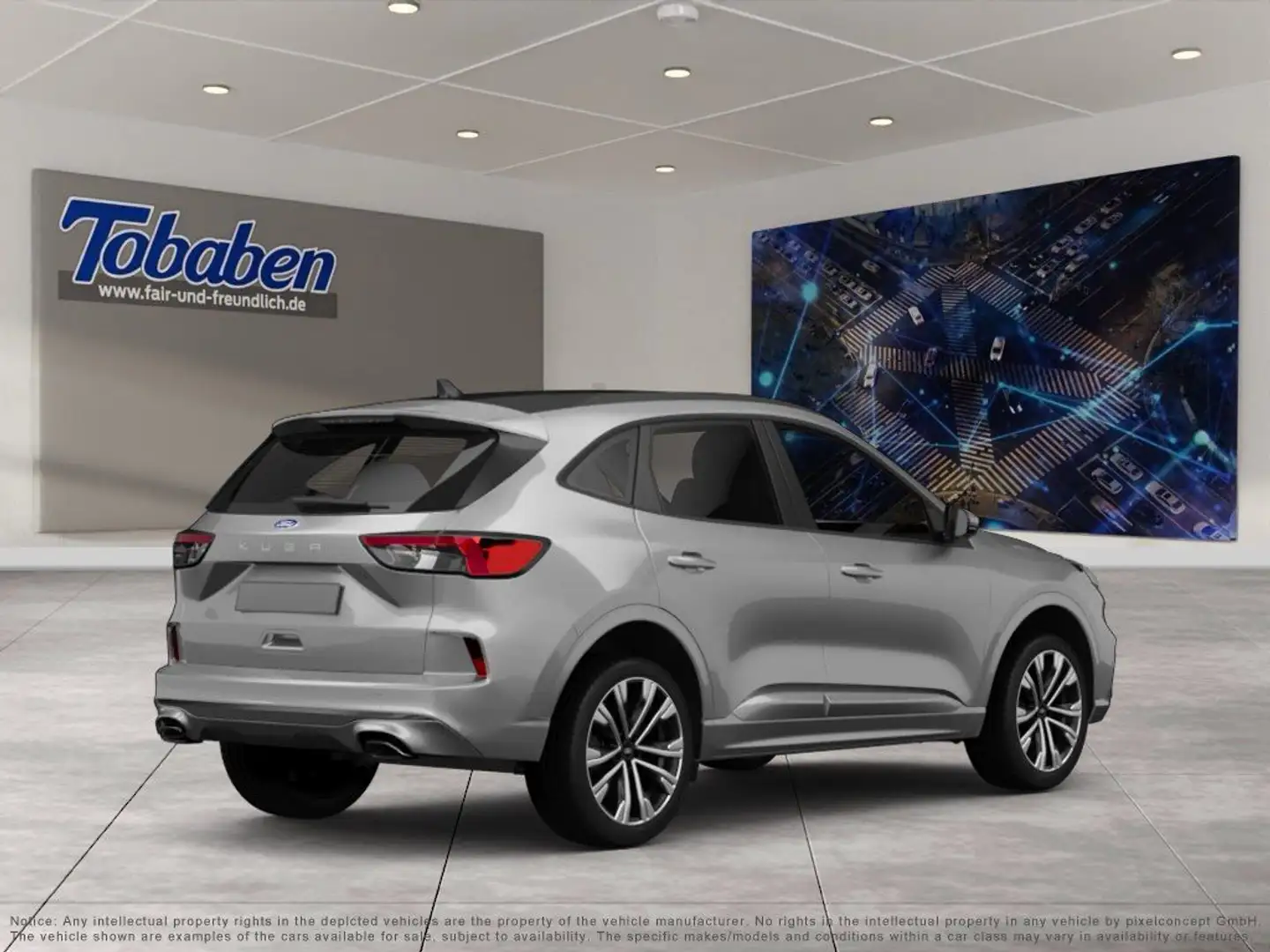Ford Kuga 2.5 Duratec Plug-in-Hybrid PHEV Titanium (E Silber - 2