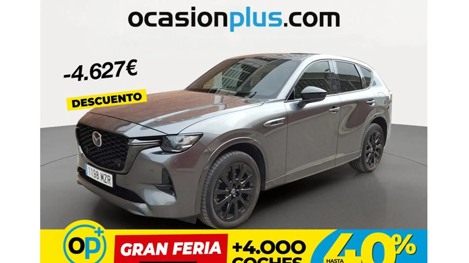 Mazda CX-60 3.3L e-Skyactiv-D MHEV Homura Plus 4WD 187kW Aut. Gris - 1