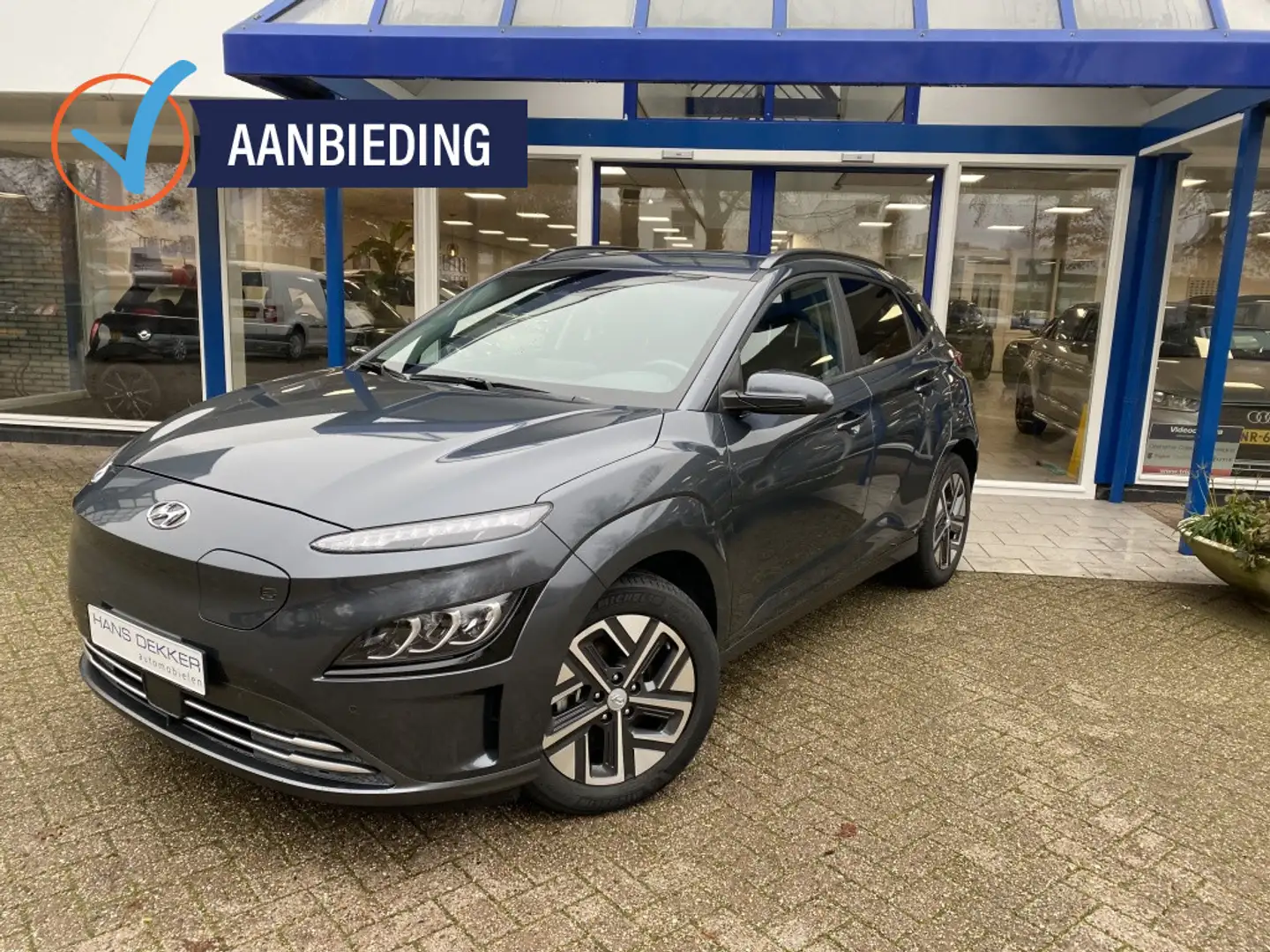 Hyundai KONA EV 39 kWh apple carplay Grijs - 1