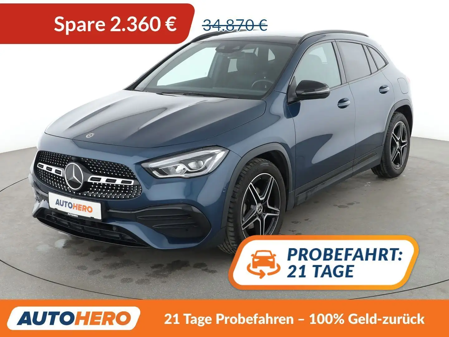 Mercedes-Benz GLA 180 AMG Line Aut.*LED*NAVI*ACC*CAM*PDC*SHZ*KLIMA* Blau - 1