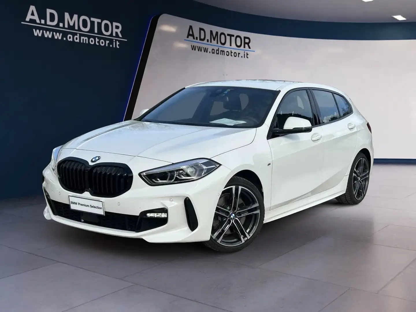 BMW 120 120d Msport auto Bianco - 1