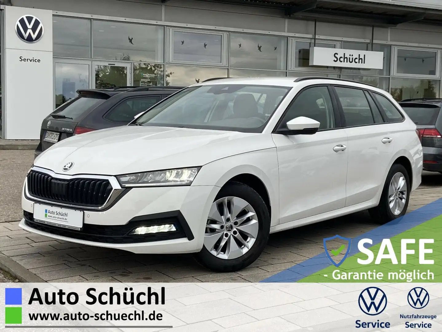 Skoda Octavia Combi 1.0 TSI AHK+NAVI-COLUMBUS+LED+SMAR Weiß - 1