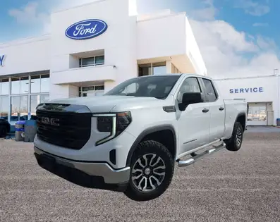 White 2023 GMC Sierra 1500 Pickup Truck Four-Wheel Drive Automatic