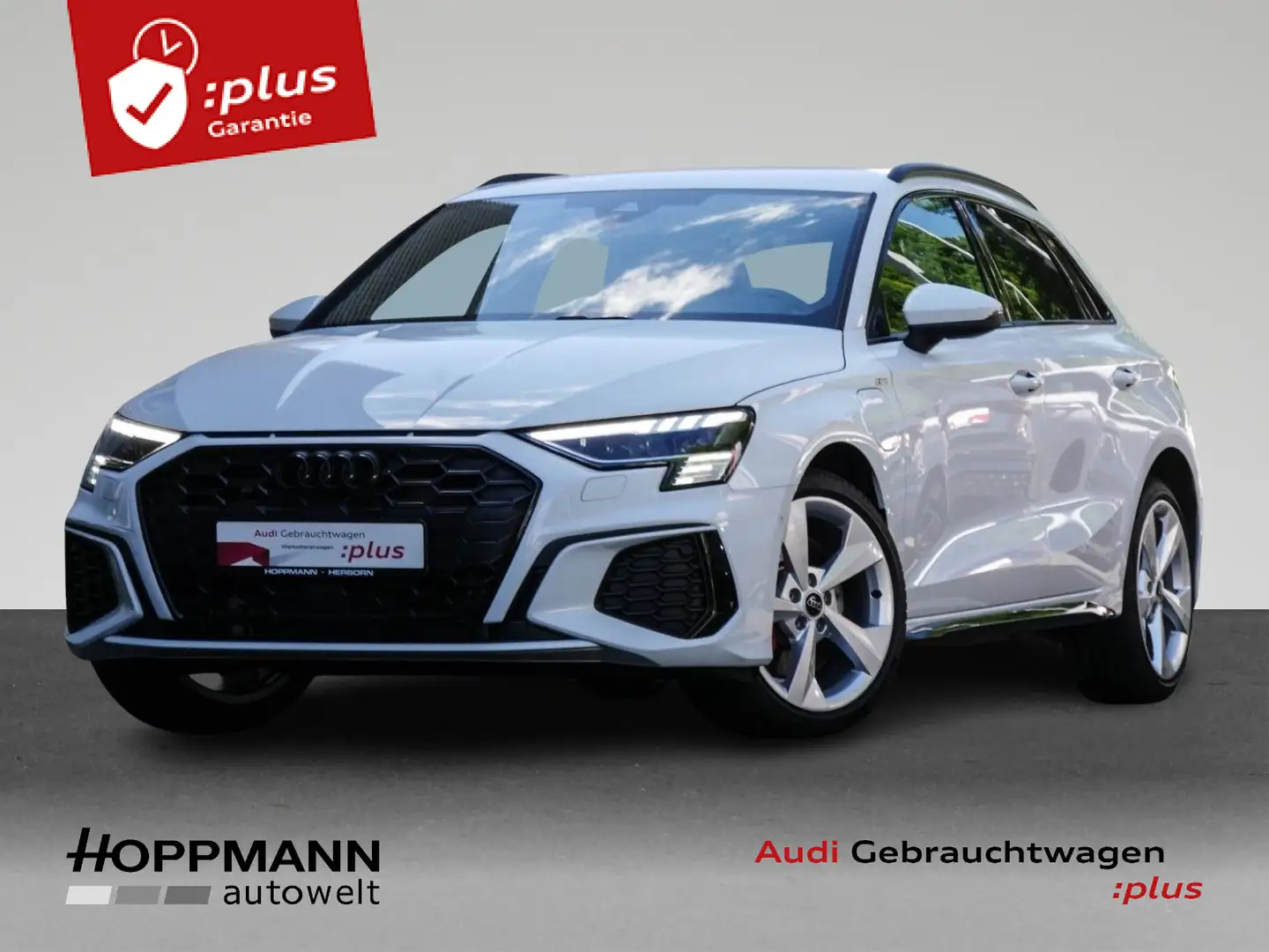 Audi A3 45 TFSI e S LINE B&O MATRIX AHK NAV Weiß - 1