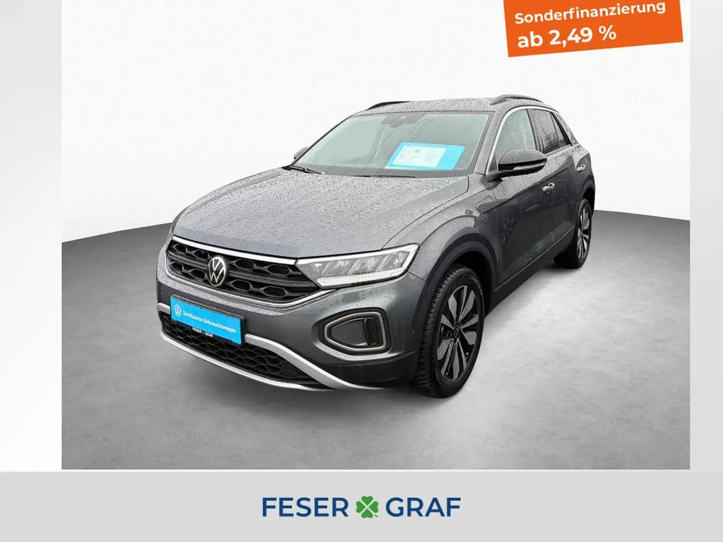 Volkswagen T-Roc 1.0 TSI GOAL NAVI ACC LED PDC Grau - 1
