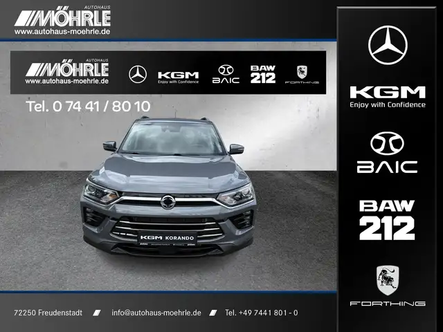SsangYong Korando 1.5 P Onyx 4WD Rückfahrkamera AHK PDC Anhängerkupplung/Navi/KeylessGo/Klima/Sitzhzg./Zusatzhz./BC/Tempomat/L-R Sensor