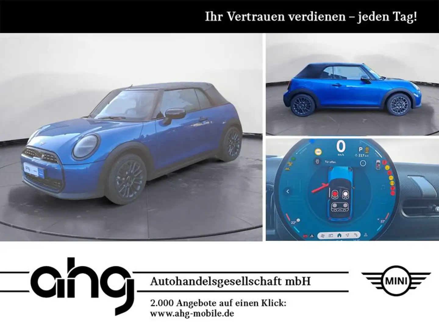 MINI Cooper C COOPER C Cabrio Classic Trim *PaketXS*Navi*Kamer Blau - 1