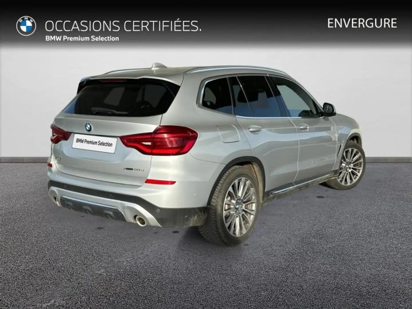 BMW X3 xDrive20dA 190ch Luxury Plateado - 2
