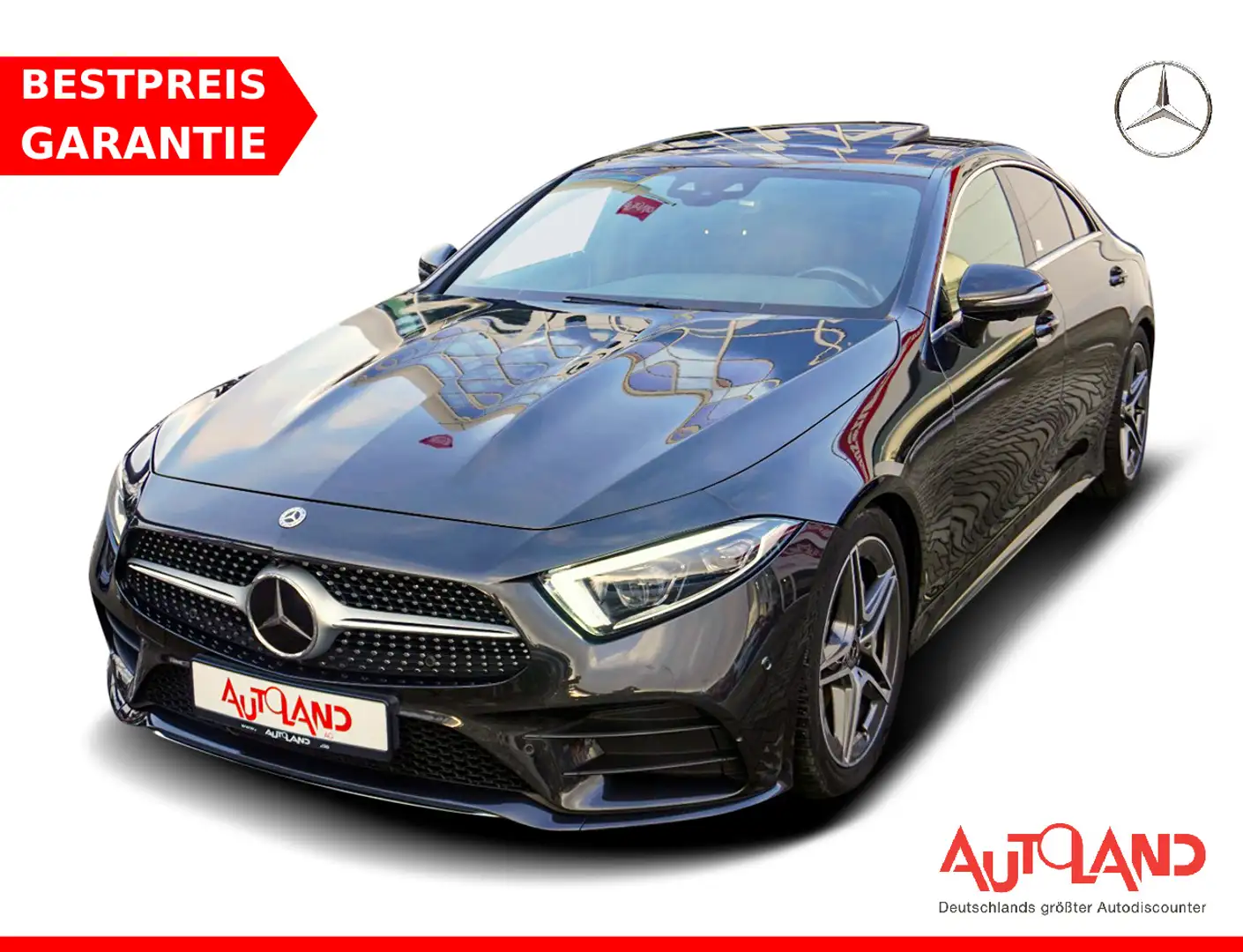 Mercedes-Benz CLS 450 AMG Line 4Matic LED Navi 360° AHK ACC Gris - 1