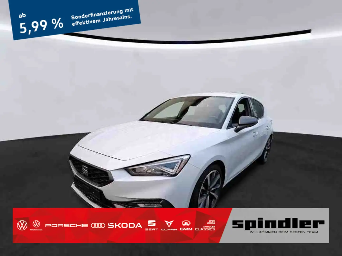 SEAT Leon FR 1.5 eTSI DSG / Navi, Connect, LED, SHZ Weiß - 1