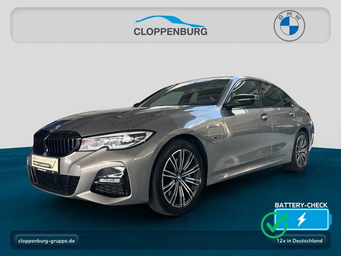 BMW 330 e Limousine Head-Up+Navi+M Sportpaket Grau - 1