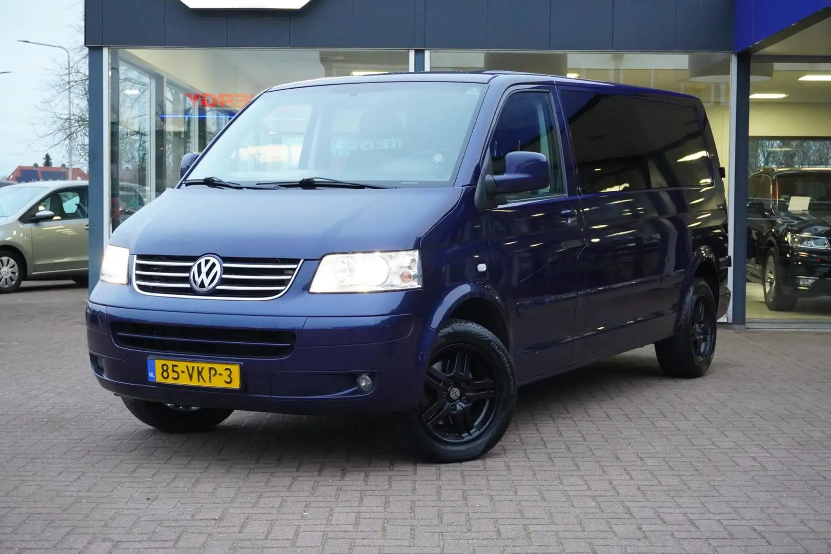 Volkswagen Transporter 2.5 TDI 340 4Motion Comfortline DC | Airco | Handb Blauw - 1
