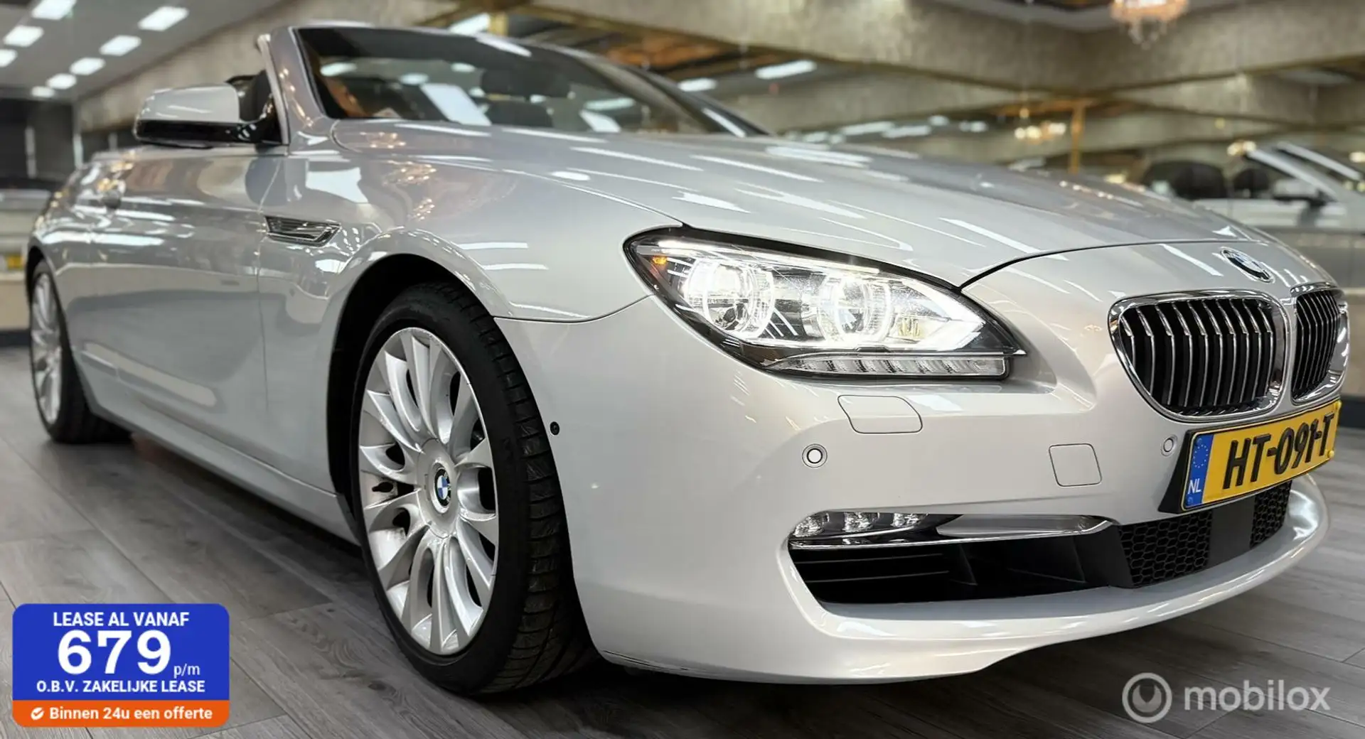 BMW 640 6-serie Cabrio 640i Grau - 1