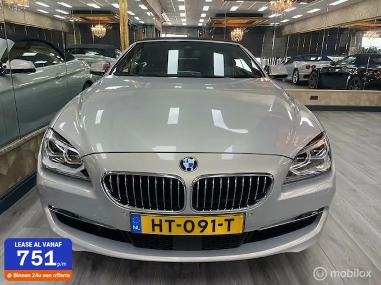 BMW 640 6-serie Cabrio 640i H.E. Lente actie € 2.500,00 ko Grey - 1