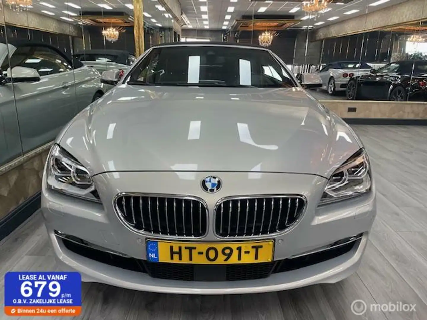 BMW 640 6-serie Cabrio 640i Grijs - 1