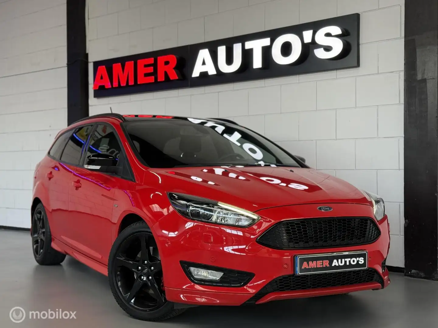 Ford Focus Wagon 1.5 ST-Line/Nieuwe APK/Navi/Led/Nette auto! Rouge - 1