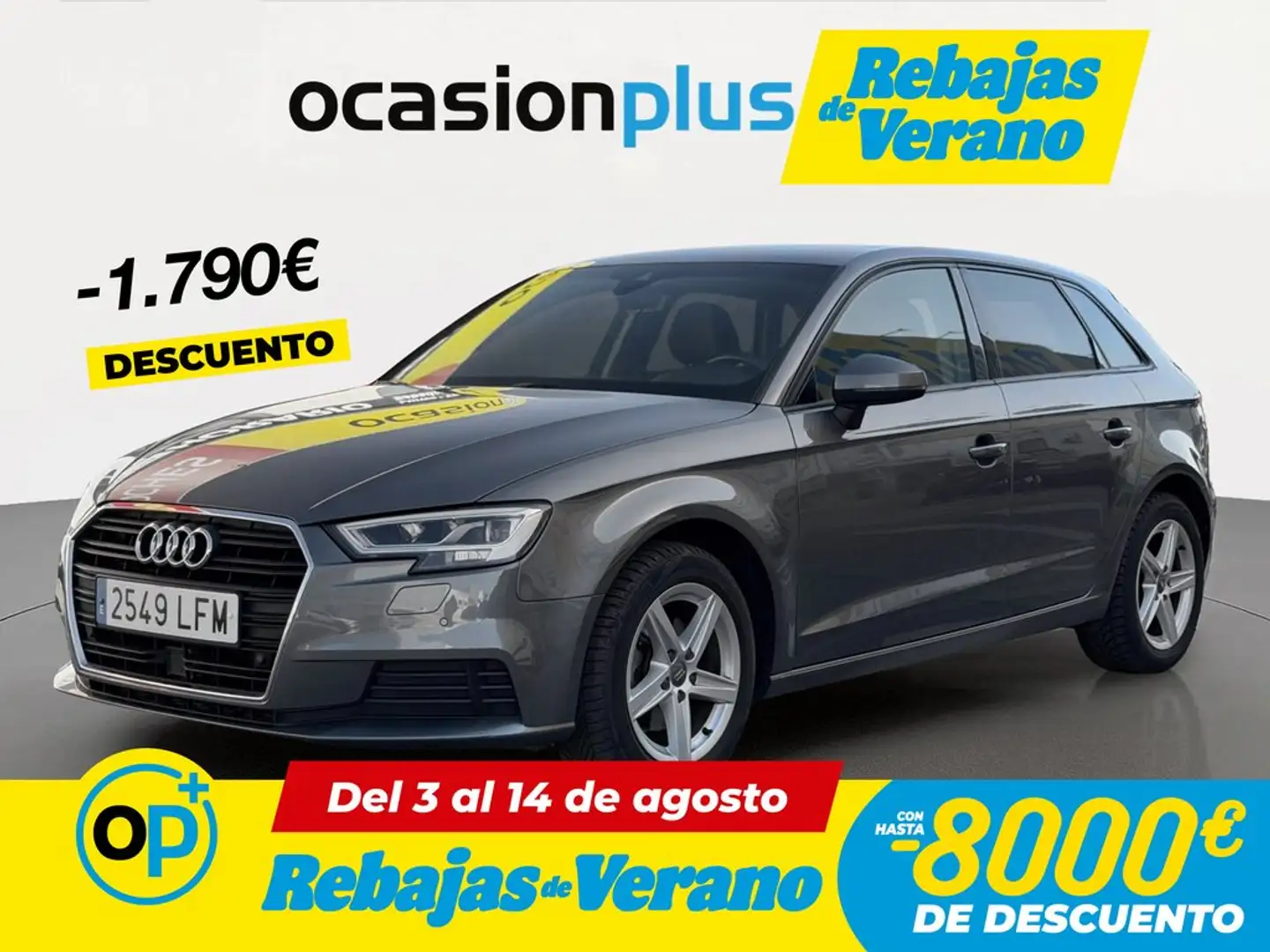 Audi A3 Sportback 30 g-tron S tronic 96kW Gris - 1