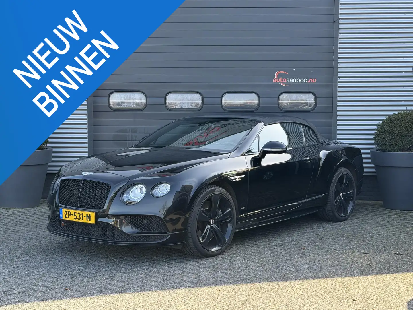 Bentley Continental GTC 4.0 V8S | Massage | Stoelkoeling | Camera | Carbon Negro - 1