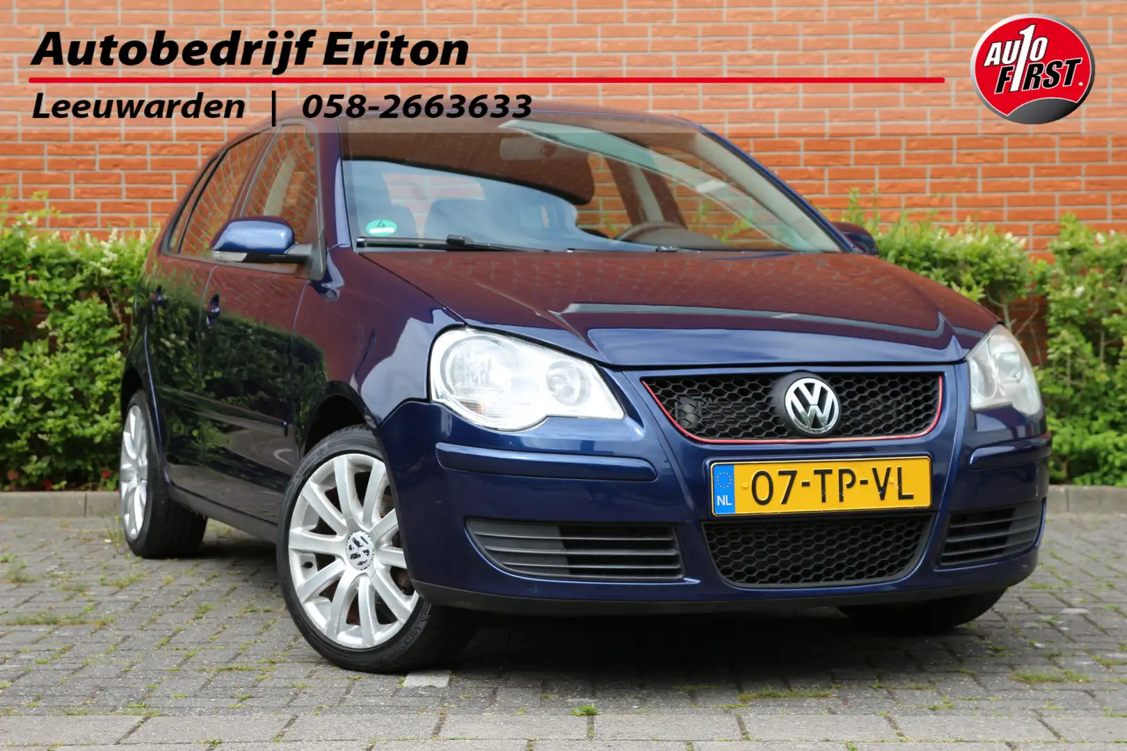 Volkswagen Polo 1.4-16V 80pk Optive | NL-auto | 5 deuren | Airco | Bleu - 1