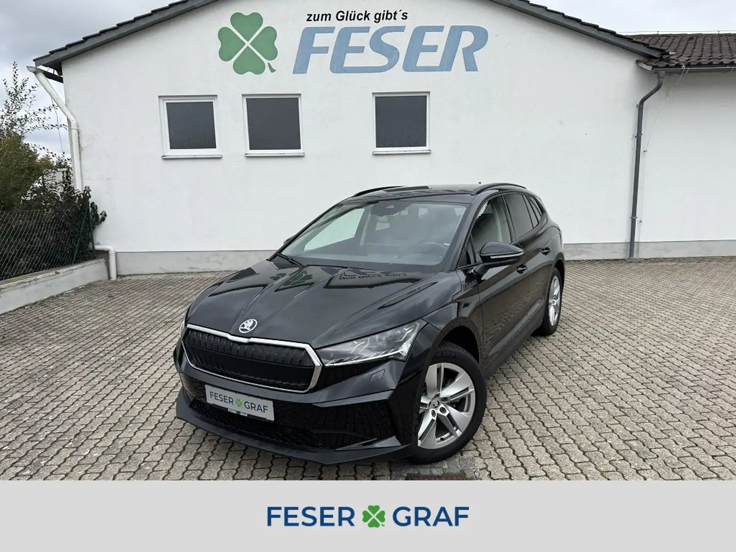 Skoda Enyaq electric 132kW Loft PLUS Chrom W-PUMPE ACC LED Schwarz - 1