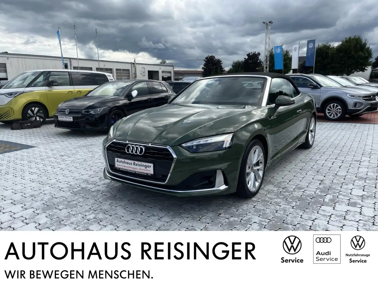 Audi A5 Cabriolet 2.0 TFSI S-Tronic (Matrix-LED,R-Kamera,N Verde - 1