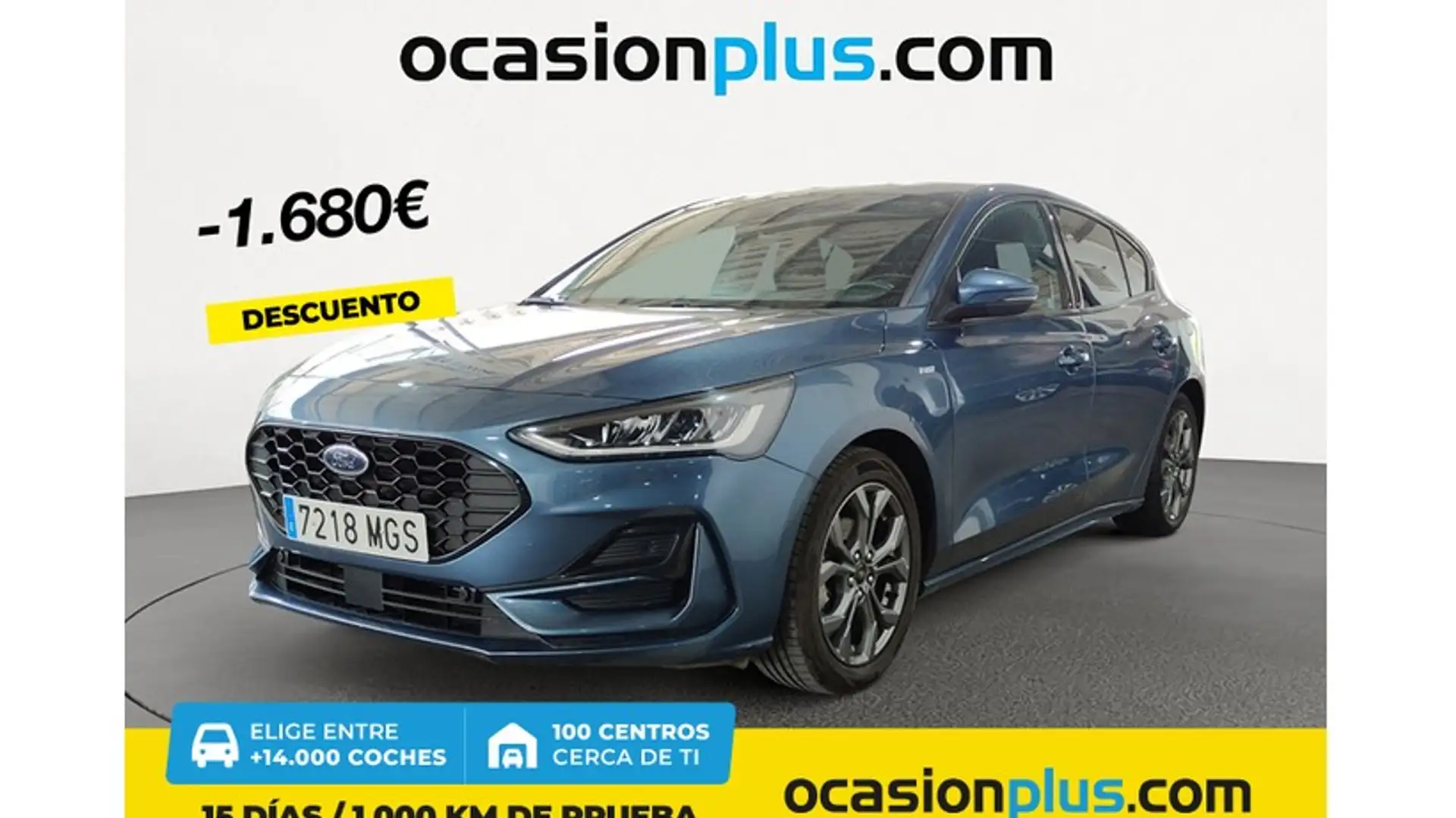 Ford Focus 1.0 Ecoboost MHEV ST-Line 155 Azul - 1