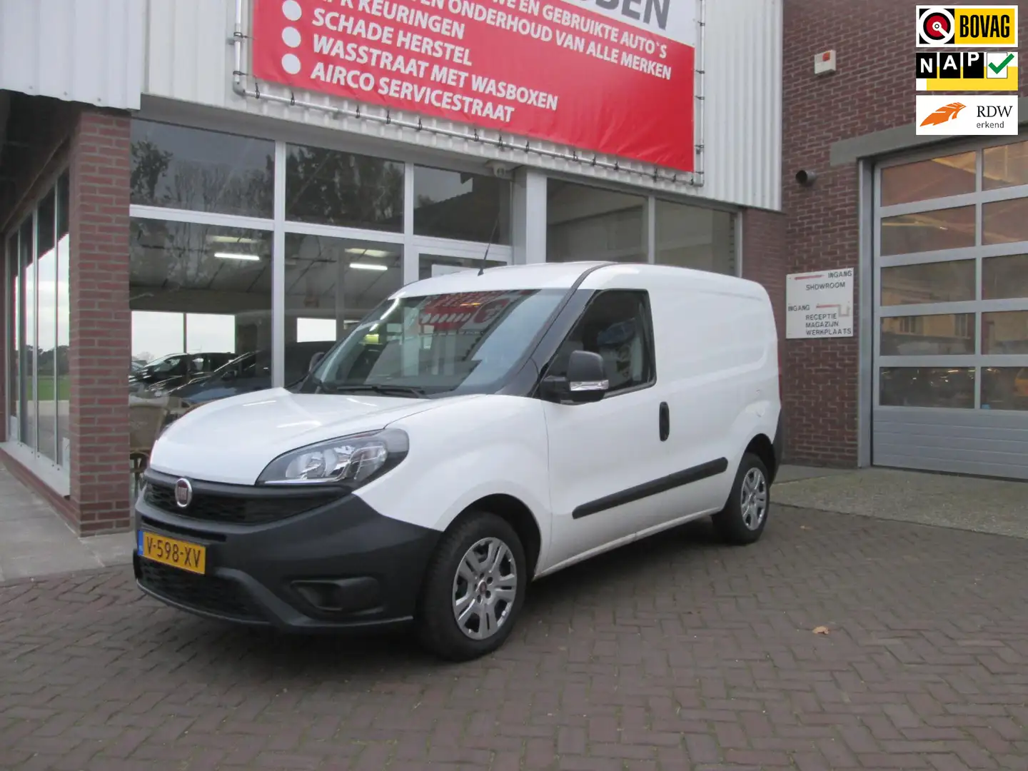 Fiat Doblo Cargo 1.6 MJ L1H1 ECO JET/navi/ trekhaak Blanc - 1