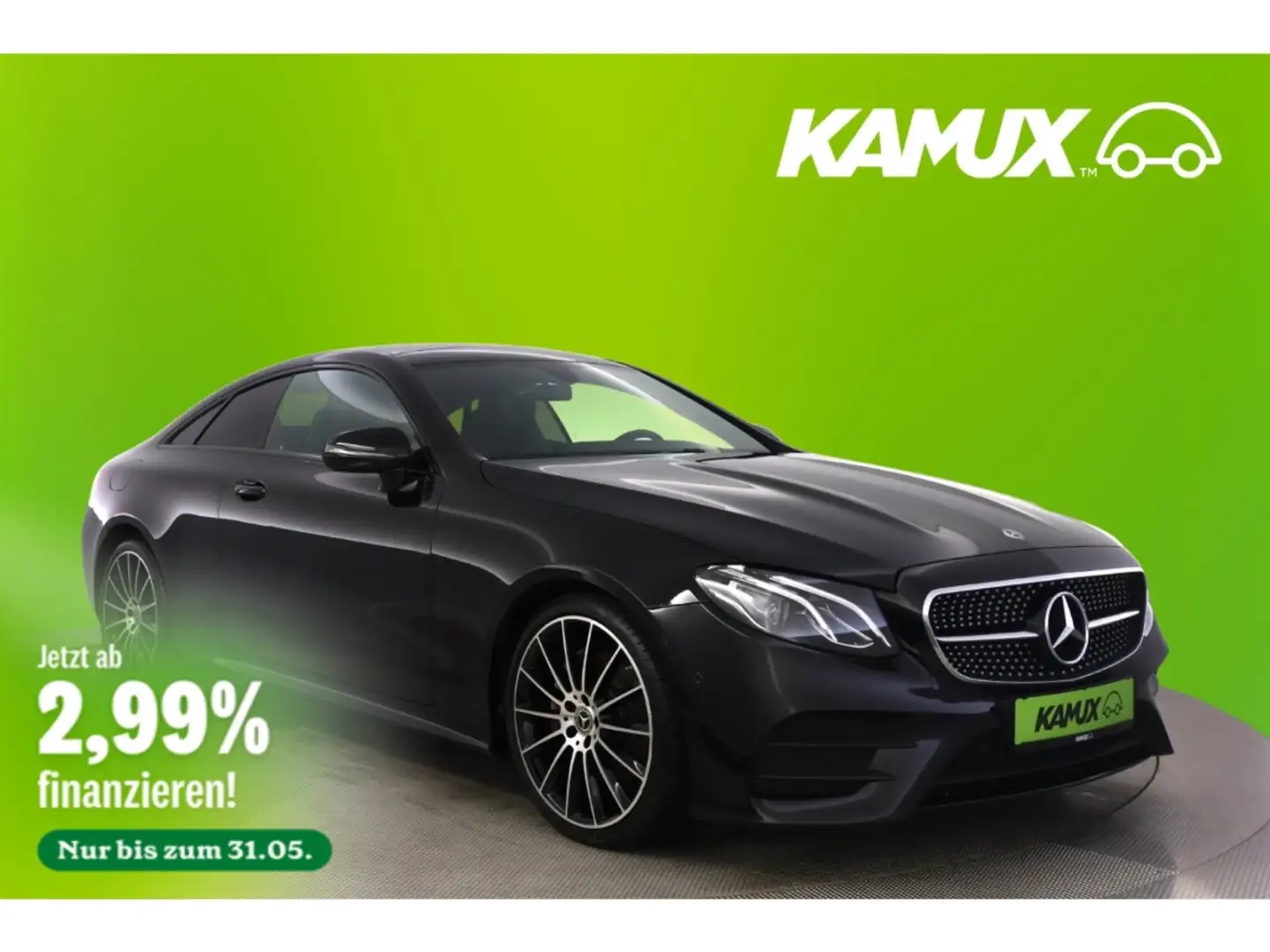 Mercedes-Benz E 200 Coupe 9G-tronic AMG Line+LED+NAVI+PANO crna - 1