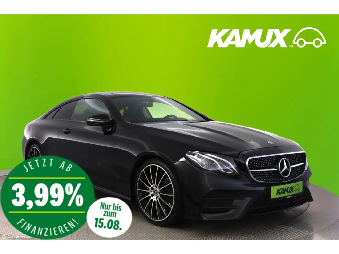 Mercedes-Benz E 200 Coupe 9G-tronic AMG Line+LED+NAVI+PANO Czarny - 1