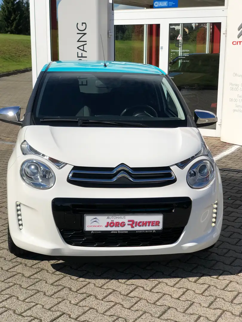 Citroen C1 Shine   WENIG Kilometer !! Weiß - 2
