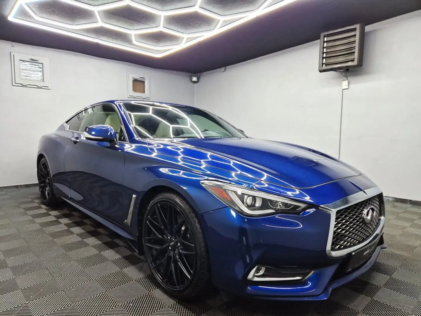 Infiniti Q60 Coupe 3.0 V6 Premium|AUTOM|LEDER|LED|20 ZOLL Blau - 2