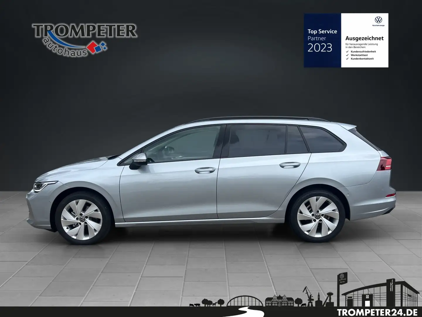 Volkswagen Golf Variant 1.5 eTSI 85 kW Goal Silber - 2