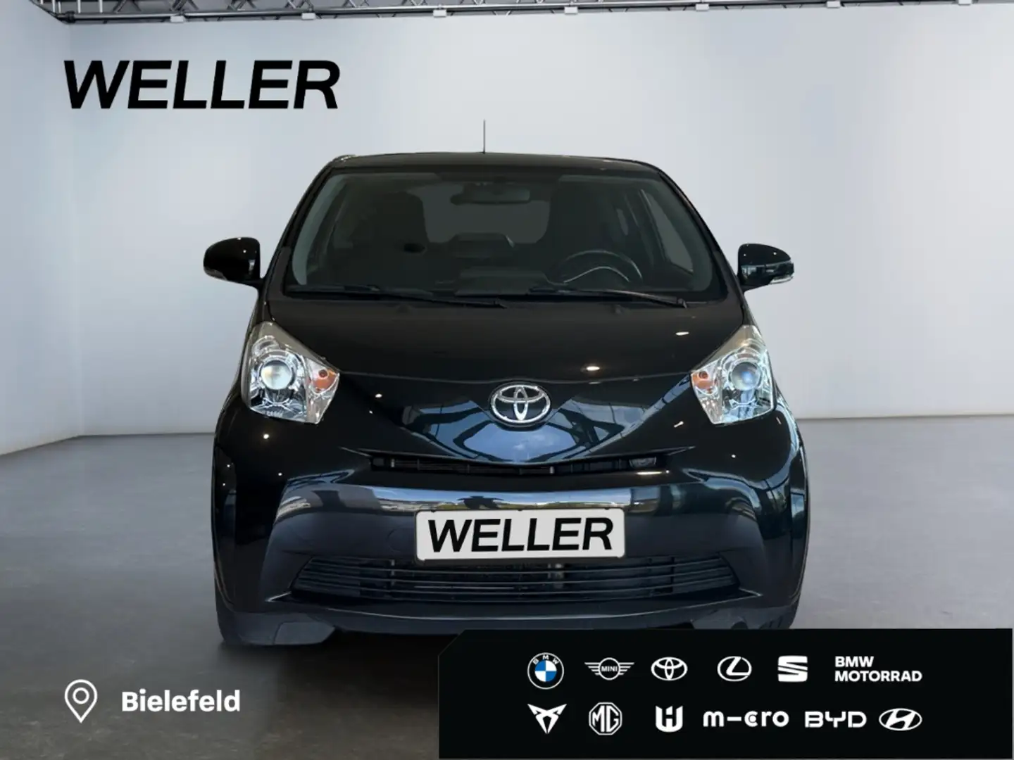 Toyota iQ 1.0 Multidrive *Klima*LMF*Colorverglasung*TRC*Allw Schwarz - 2