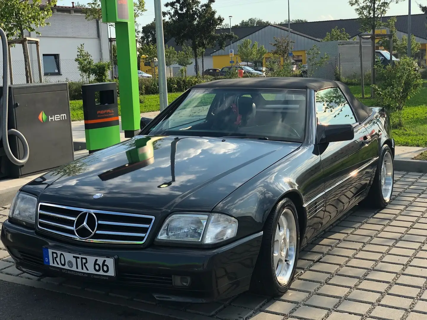 Mercedes-Benz SL 320 231 PS H-ZULASSUNG *AUTOM.*KLIMA*CABRIO* Gris - 1