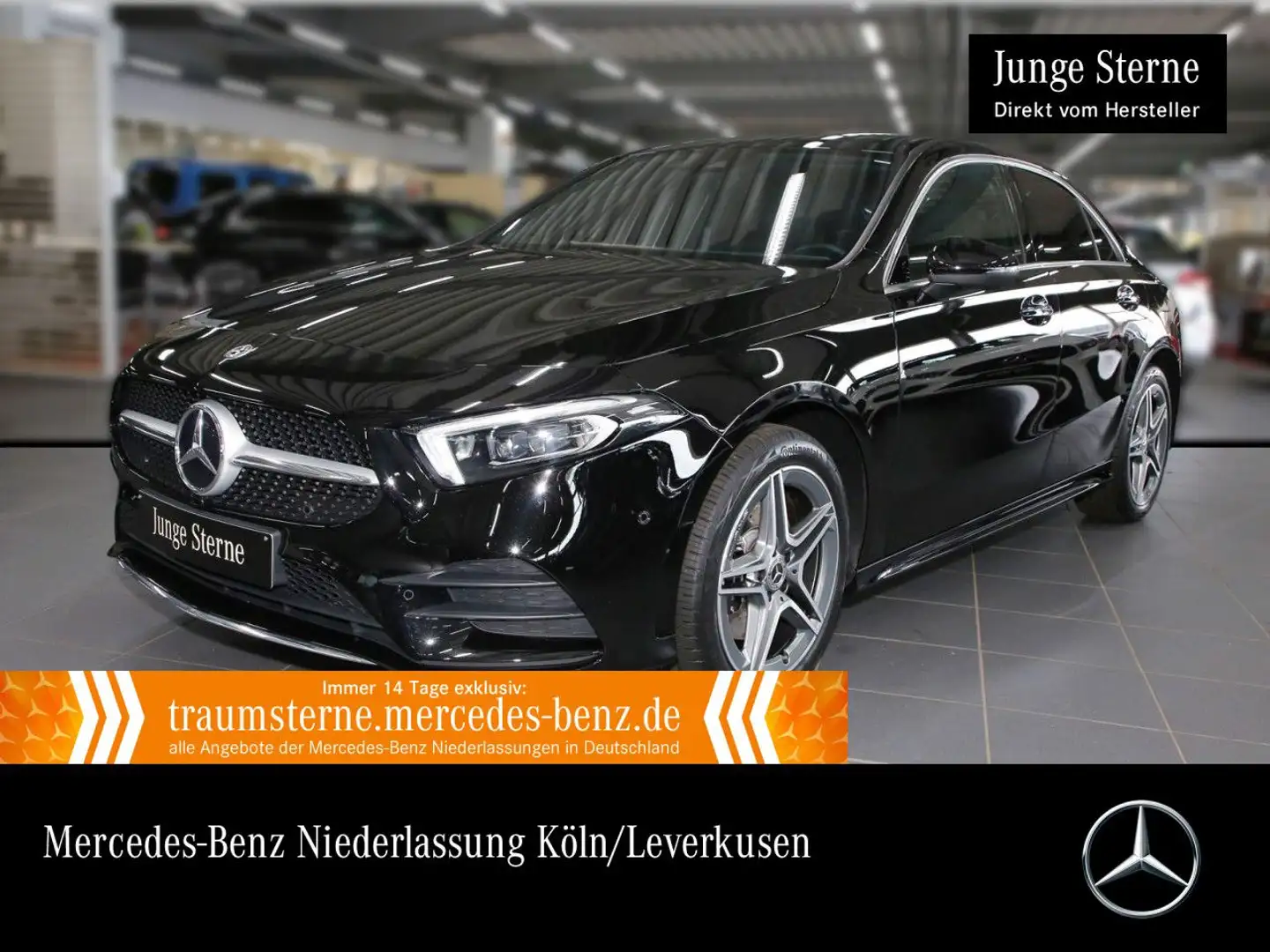 Mercedes-Benz A 250 e Lim AMG+MULTIBEAM+KAMERA+KEYLESS+8G Zwart - 1