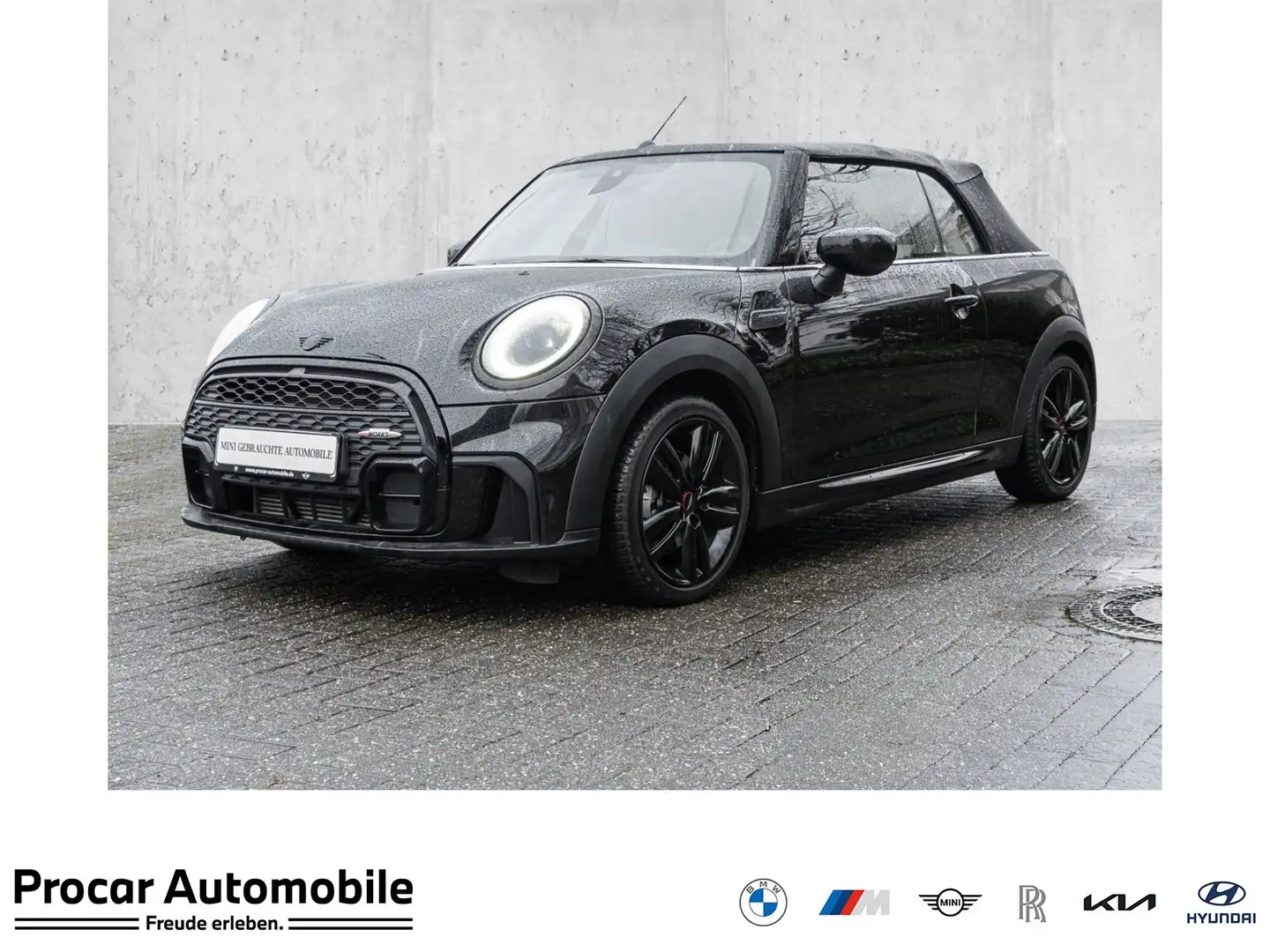 MINI Cooper Cabrio Cooper John Cooper Works Trim, Lenkradheizung, Rüc Schwarz - 1