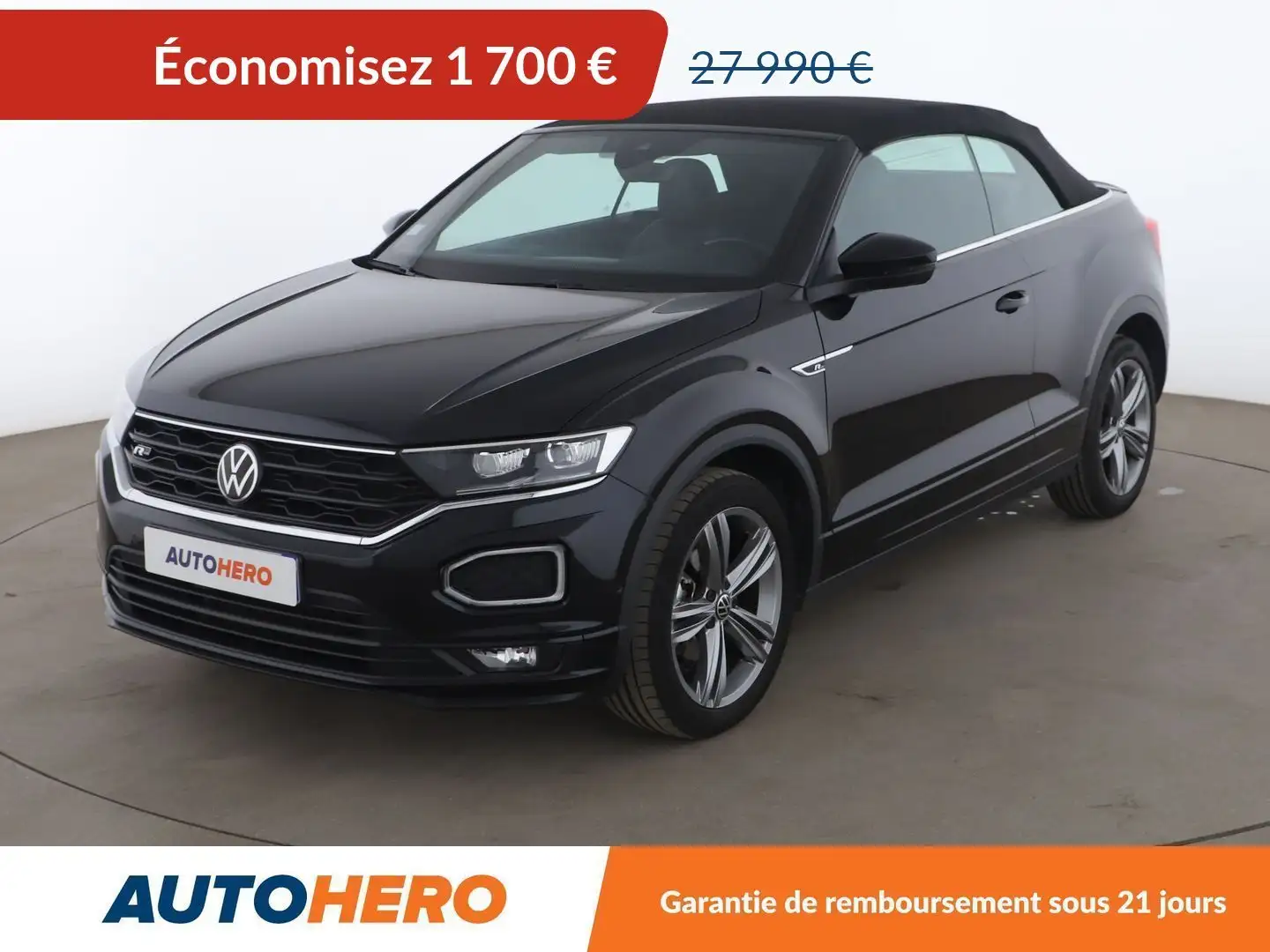 Volkswagen T-Roc Cabriolet 1.5 TSI EVO R-Line DSG7 Noir - 1