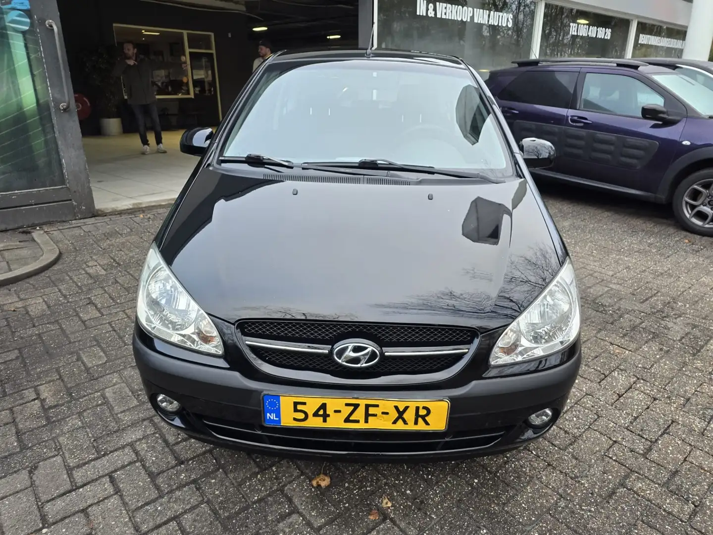 Hyundai Getz 1.4i Active Cool | 12MND GARANTIE | AIRCO | ELEC R Schwarz - 2