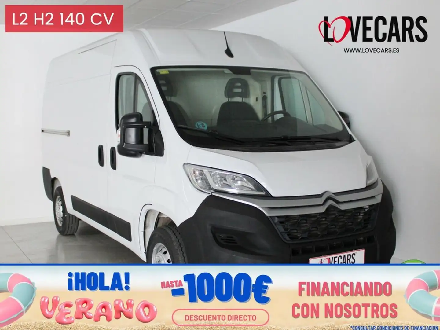 Citroen Jumper BlueHDi 140 S&S 6v FURGÓN 33 L2H2 Blanco - 1