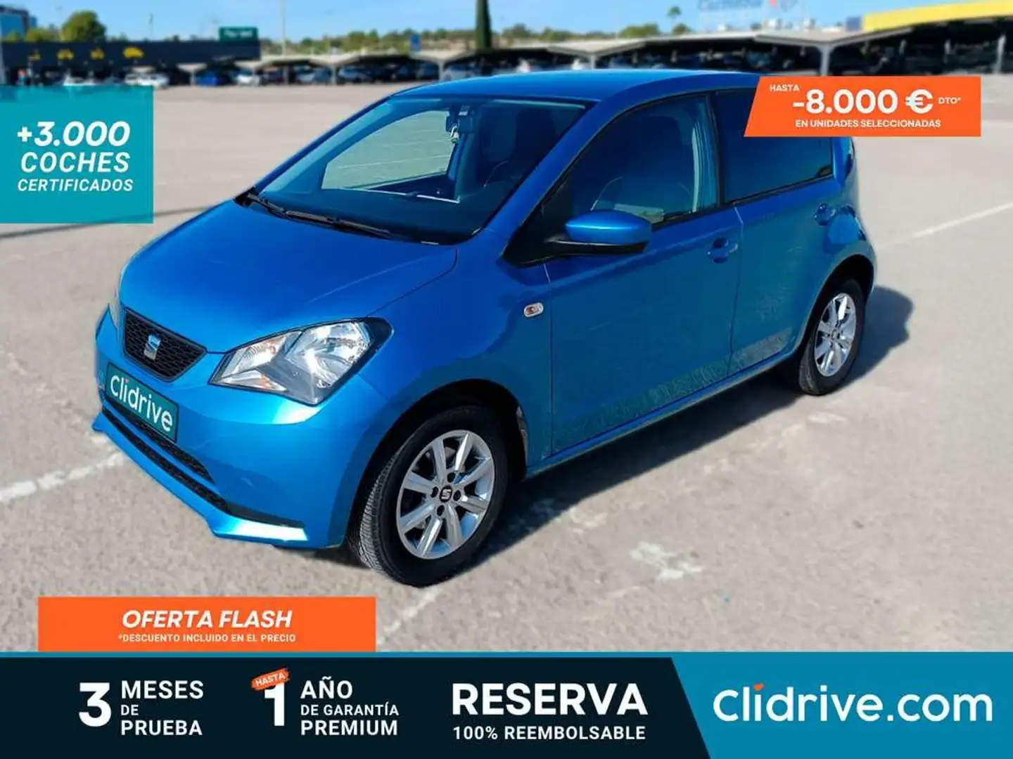 SEAT Mii 1.0 Style 75 Bleu - 1