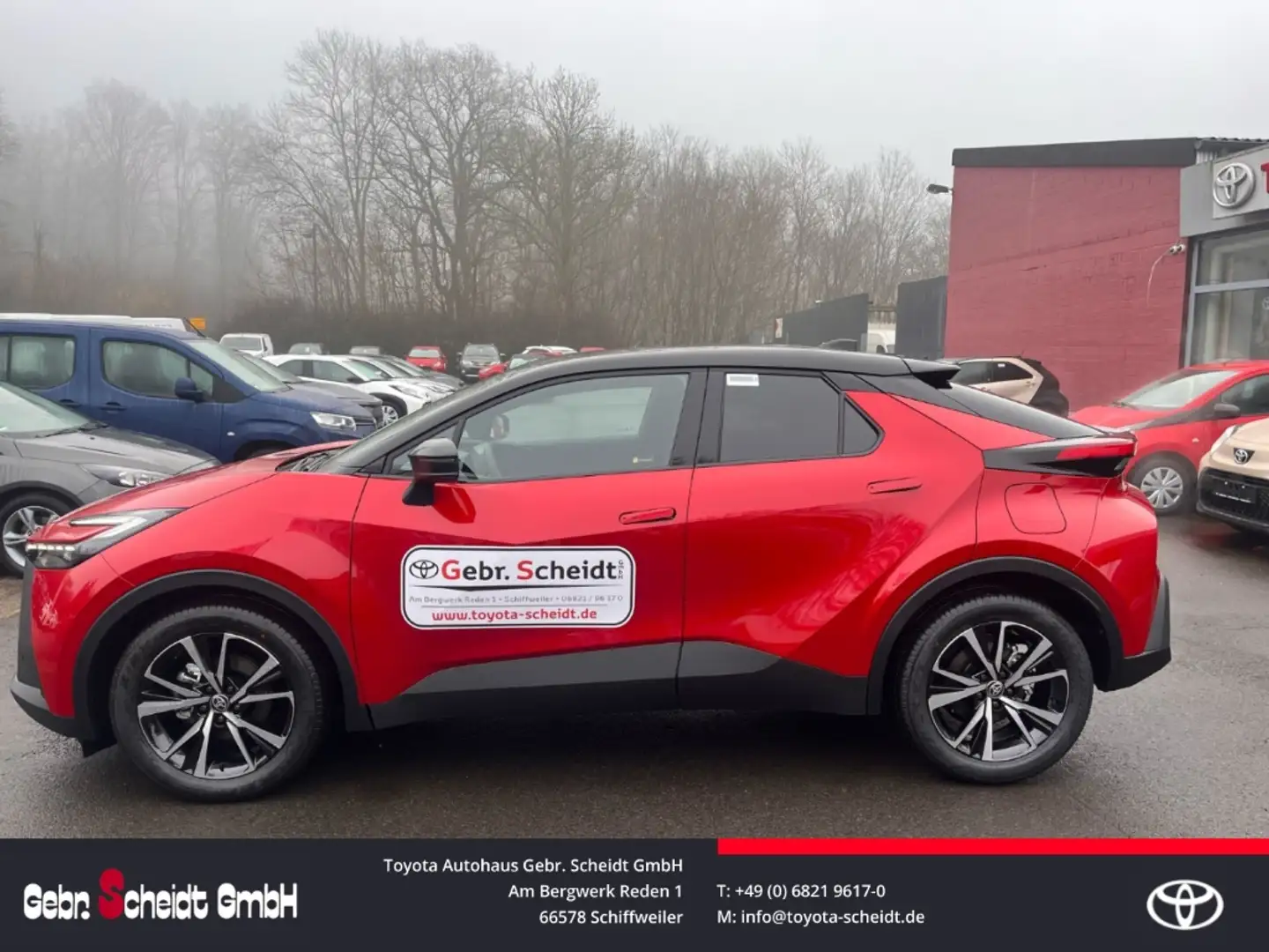 Toyota C-HR Hybrid Team Player 1.8 EU6e  Elektr. Heckklappe Ka Rot - 2