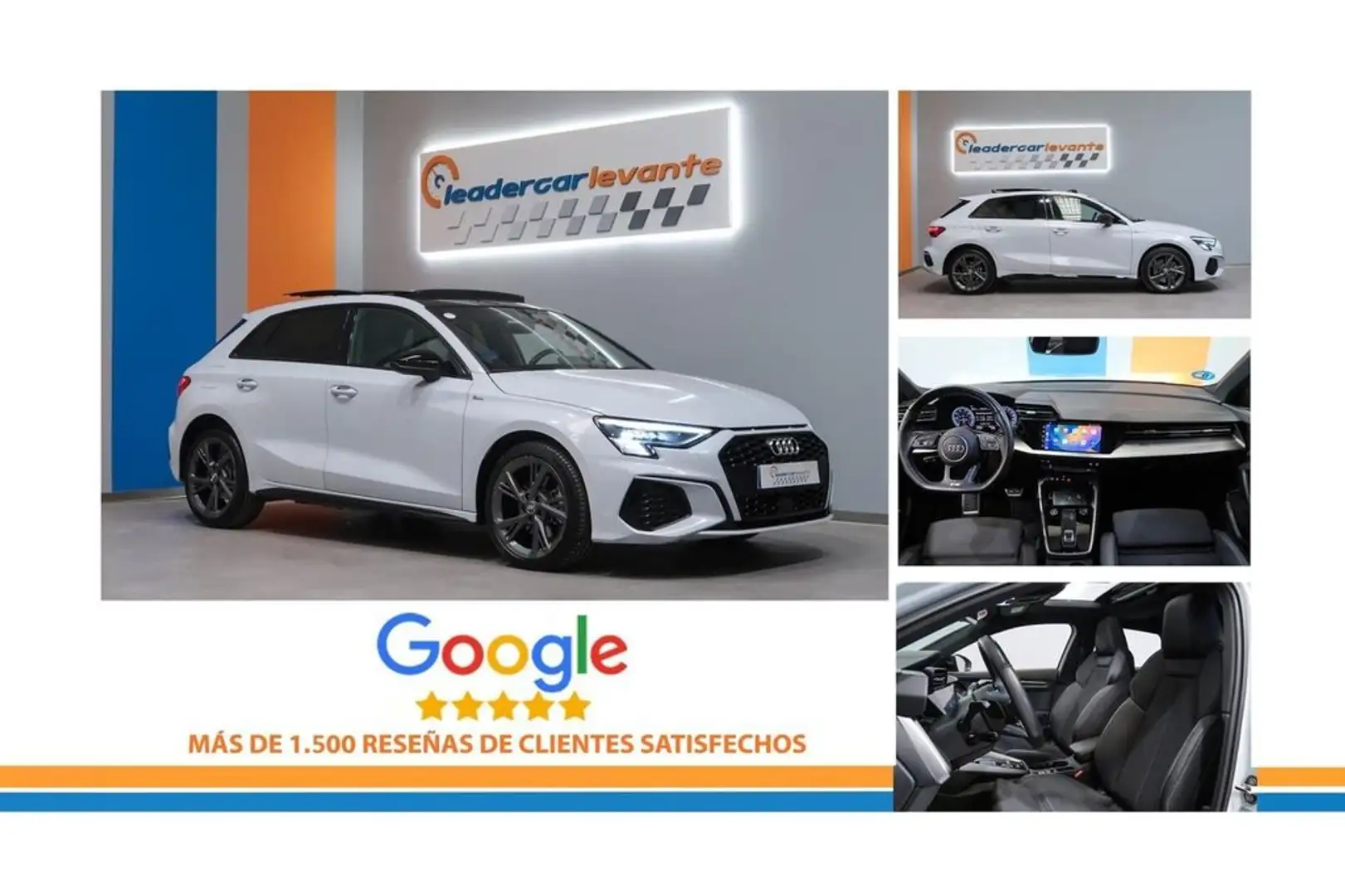 Audi A3 SPORTBACK S LINE 40 TFSI E 204 CV Blanc - 2