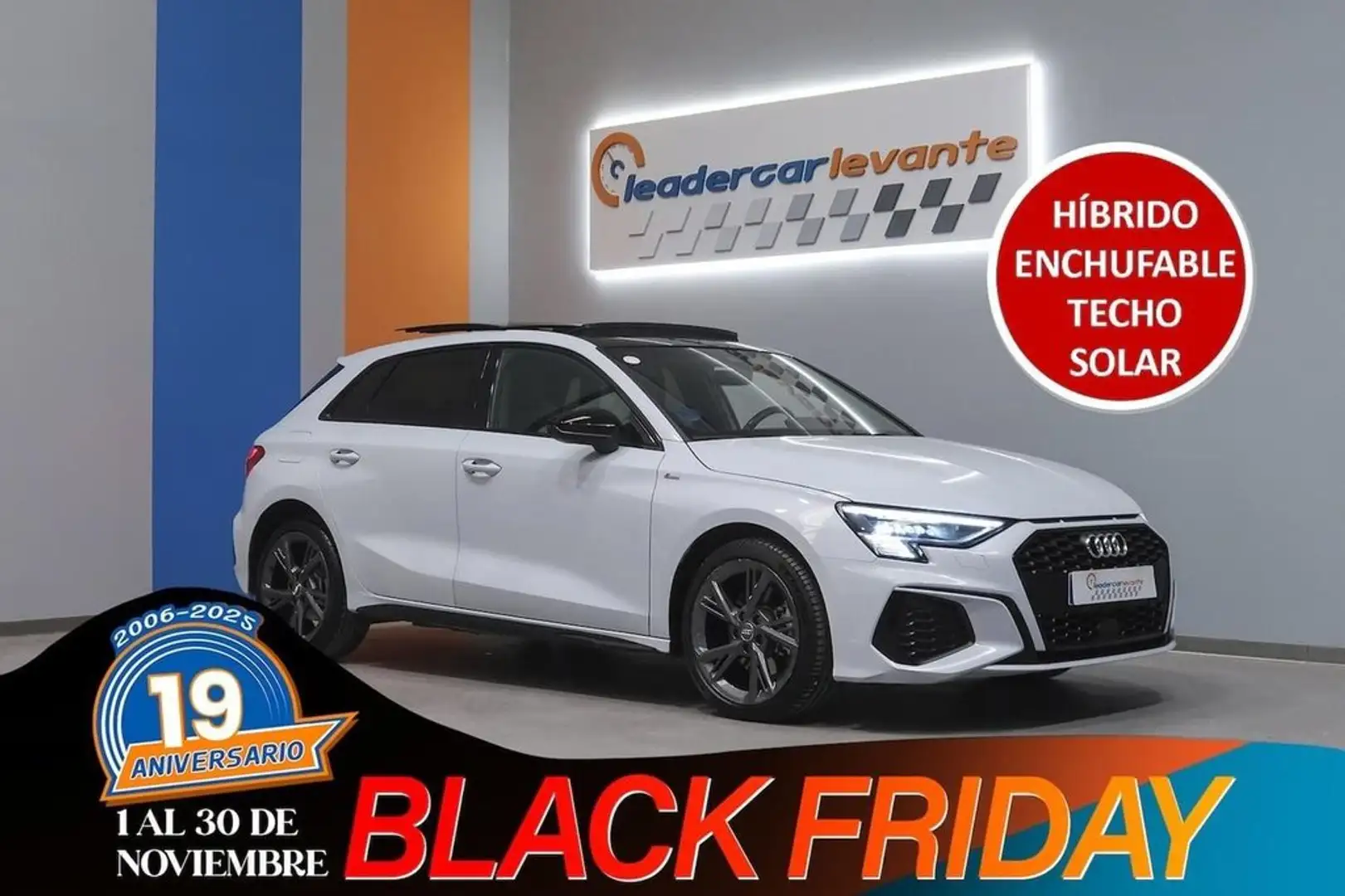 Audi A3 SPORTBACK S LINE 40 TFSI E 204 CV Blanc - 1
