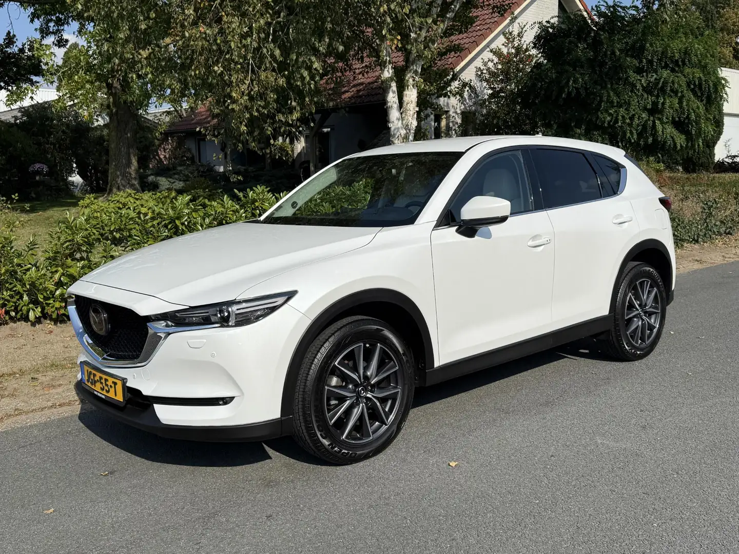 Mazda CX-5 2.5 SkyActiv-G 194 AUT 4WD Trekhaak•Leder Wit - 1