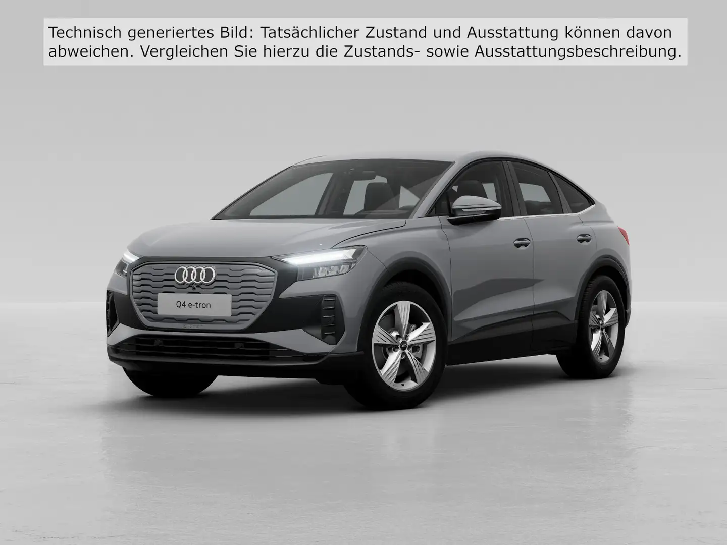 Audi Q4 e-tron Q4 Sportback 40 e-tron 19 ACC AHK LED NAV+ KEYL. Grau - 2