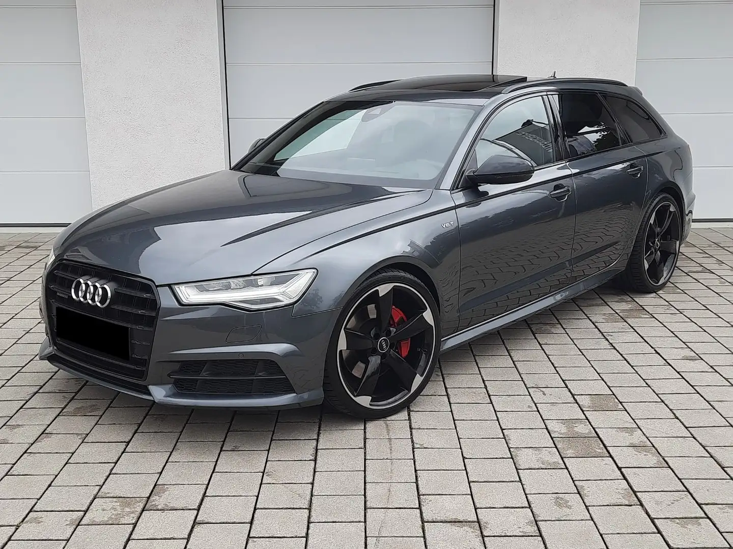 Audi A6 Av. 326ps Comp/3xS-Line/LED/HuD/Pano/360°/21" Grau - 2