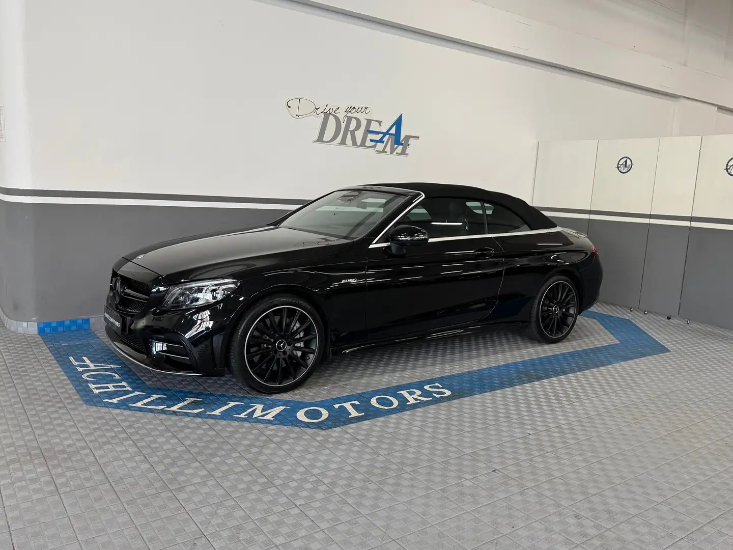 Mercedes-Benz C 43 AMG Cabrio 4matic auto 390cv full opt. **33000km** Zwart - 2