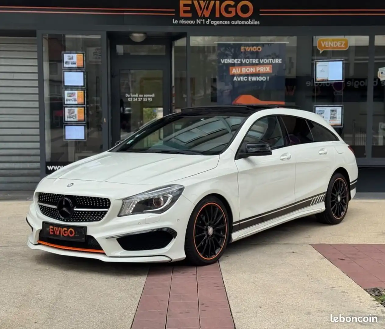 Mercedes-Benz CLA 200 Mercedes Classe 200 1.6 156CH FASCINATION AMG ORAN Blanc - 1