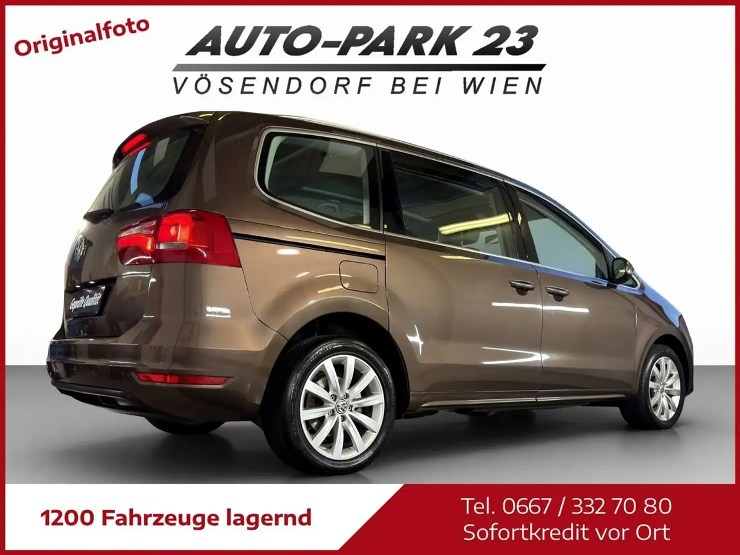Volkswagen Sharan Sharan *Sky BMT 2,0 TDI 4Motion*7SITZER**MOD2013 Braun - 2